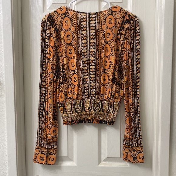 🧡Free People🧡Cropped Printed Top - Picture 9 of 12
